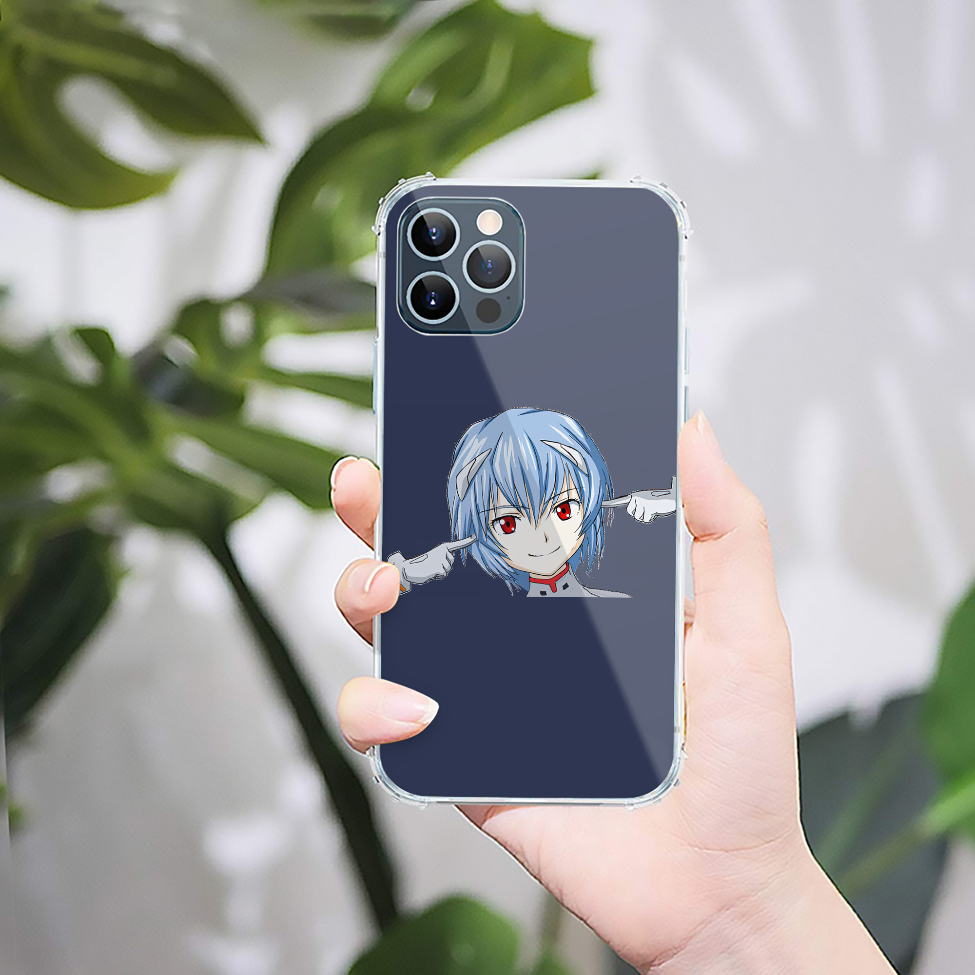 （画像用） EVA 新世紀エヴァンゲリオン 【iPhone 12シリーズ対応】透明スマホケース（クリアソフトケース）
